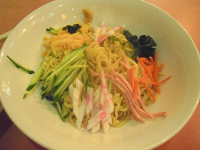 玉蘭の冷しラーメン