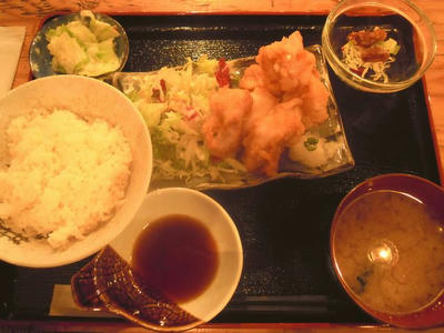 博多八郎のとり天定食