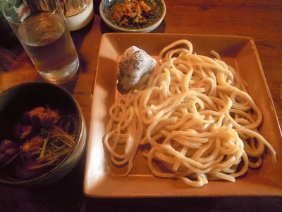 こっこめの鶏肉汁うどん