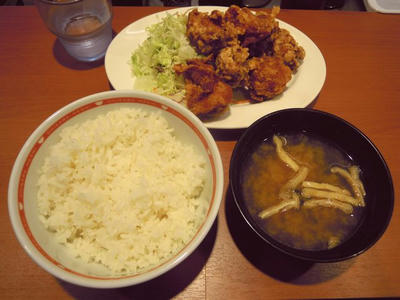 東京チカラめし　からあげ定食