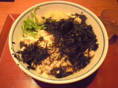 楽釜製麺所　あま海苔うどん