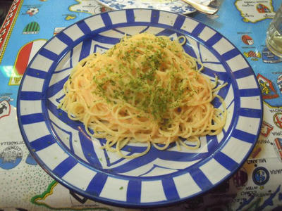 和花さま　明太子スパゲティー