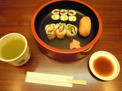 ワンコインセット　箱寿司
