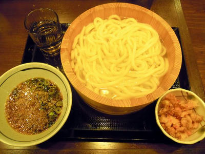 バラ天釜揚げうどん　丸亀製麺