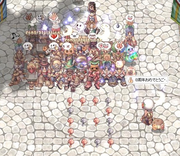 Idavollサーバー伊豆夜市・祝8周年!