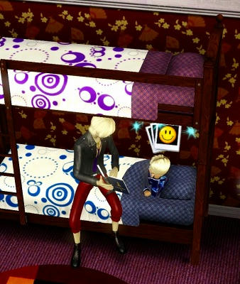 読み聞かせ(でも論理学のスキル本w) sims3-1.jpg