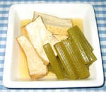 蕗と厚揚げ煮