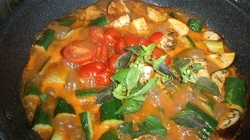 ゴロゴロ夏野菜のソース