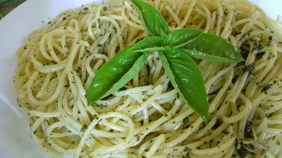 ジェノバソースのパスタ