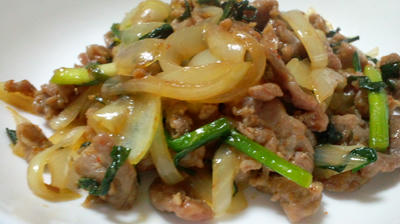 豚肉（塩こうじ）野菜炒め