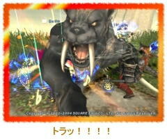 初対戦!白虎!黒いけど…