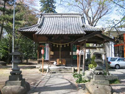 赤城神社（磯部駅近く）