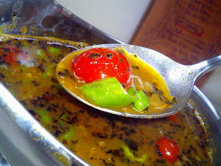 かれーの店うどん「秋の豆カレー2007」