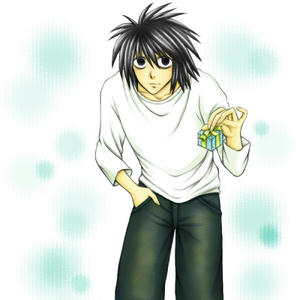 プレゼントを持っています♪