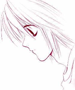 横顔のLも描いてみました
