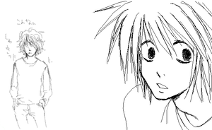 ボチたんが初期
Lを描いてくれましたｖｖｖ