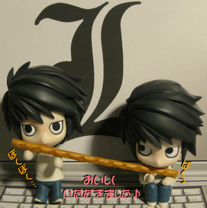 ふたり仲良く、トッポを頂きました♪