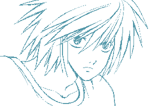 考え事をしながら描いた、物思いLですｗ