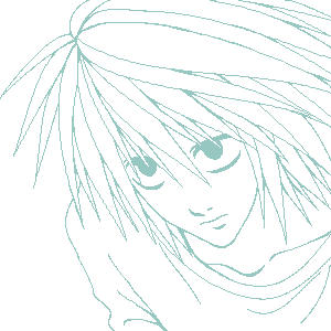 下描き時点では、もっと怖い眼で睨んでました☆