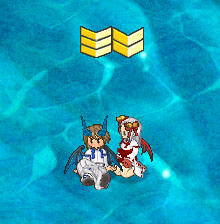 海中デート