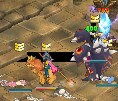 ピラー処理は魔よりも前衛がいいのね……