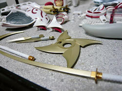 武装神姫ミズキ 武装の金色具合
