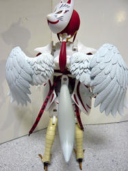 武装神姫ミズキ　フル武装うしろ