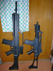 YIKA G36とマルイ電動ガンBOYS G36C