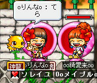 ハイビスカスw べぃあちゃんも入れて3人おそろーw