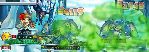 ｌｖ１２８火毒　青ワイ2発