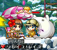 パラソルかわぃすぎっ＞＜　次は月椅子がほすぃ！！