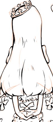 後ろ姿