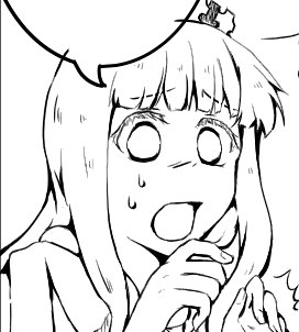 焦ってる雪白ちゃん