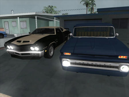Flatout2 SCORPION & 1966 Chevrolet C10 Slamvan