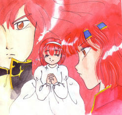 若かりし頃の絵