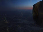 外は夜景