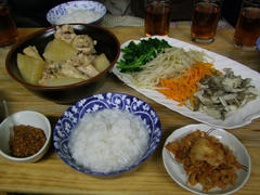 今年最初の賄いは、ビビンパ粥！…美味♪