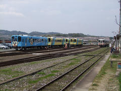 平成筑豊鉄道の金田駅にて