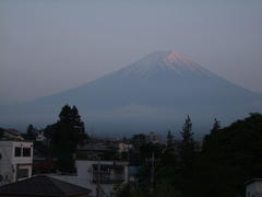 ホテルからは、このように富士山が望めました！