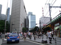 有楽町駅の、東京寄りの出口です
