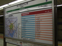 日中は本数が少ないです…が、東京から２つ目の駅