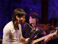 低音同士のコラボ？…藤田君と池田大地君