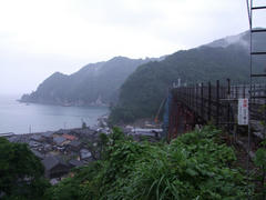 余部橋梁と、その周りの雰囲気です