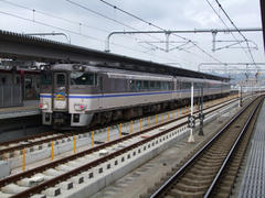 １８１系『はまかぜ』、さらば！…姫路駅にて
