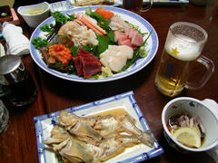 打ち上げで出た御馳走！…美味過ぎる♪