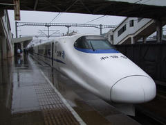 帰りもやはり、この車両で…泰山駅にて