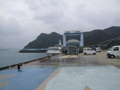 やっとの思いで阿嘉島に到着