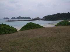 川井ダイビングの裏の風景