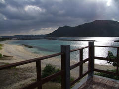 川井ダイビングからの朝の風景