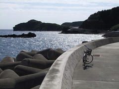 自転車を借りて…慶留間島にて